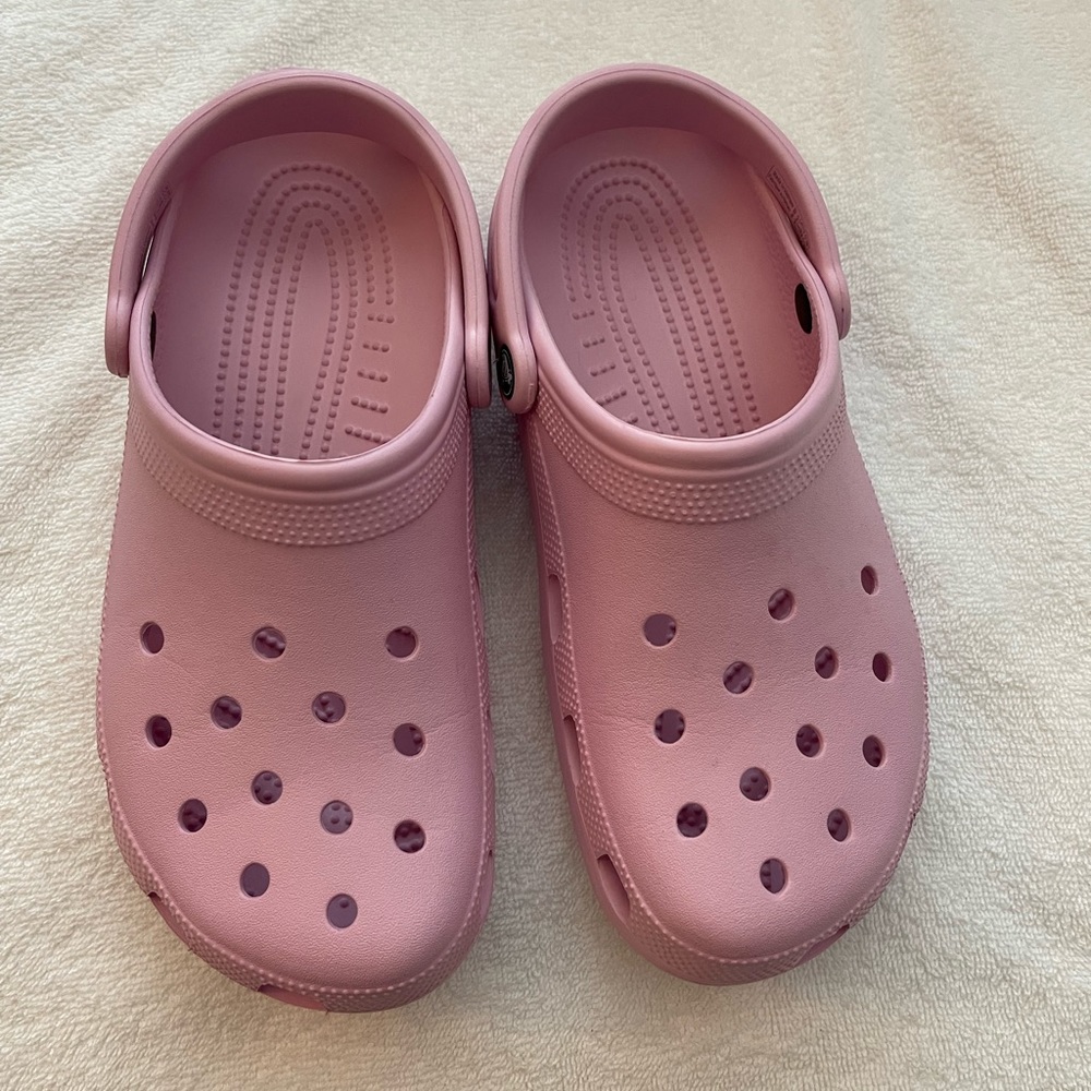 Pink Crocs